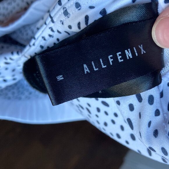 All Fenix Black & White spotted high ride leggings size L  & bra size  M - Picture 7 of 16